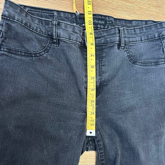 Calvin Klein Jeans with Rolling Stones logo handsewn Women's Size 12 - Picture 4 of 8